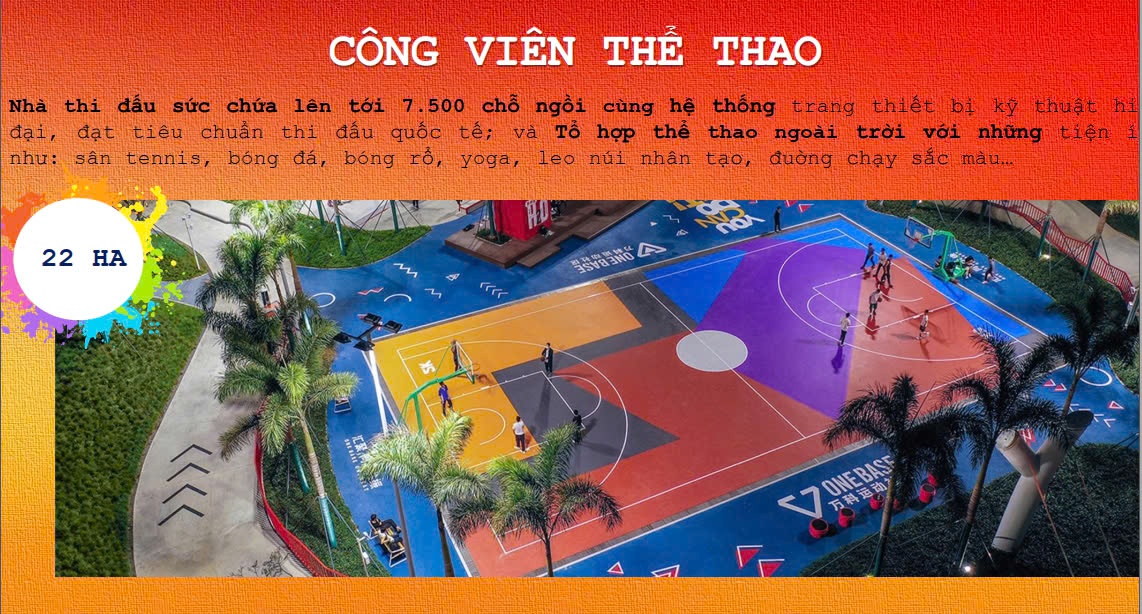 Công viên thể thao Sun Urban City Hà Nam